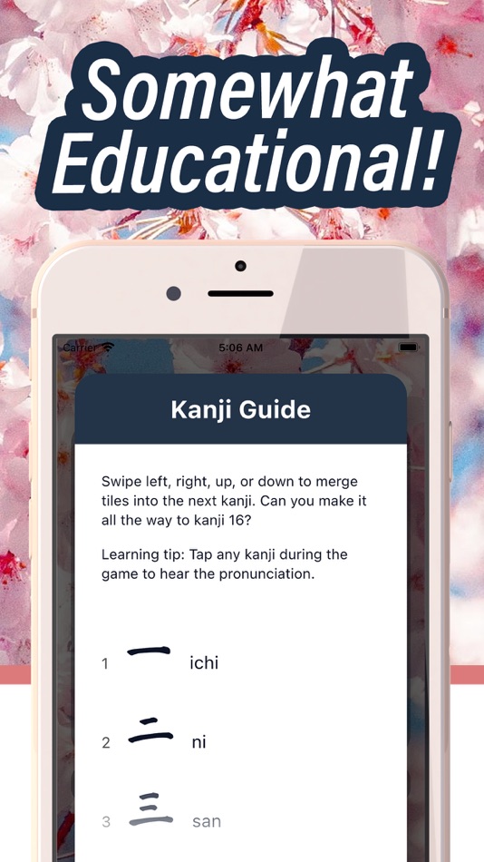 #3. Kanji 2048 (iOS) 由: deLily Apps, Inc.