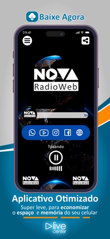 Nova Radio Web screenshot
