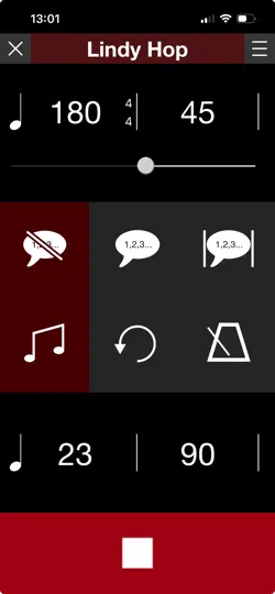 Screenshot von DanceTime Lite auf dem iPhone 3