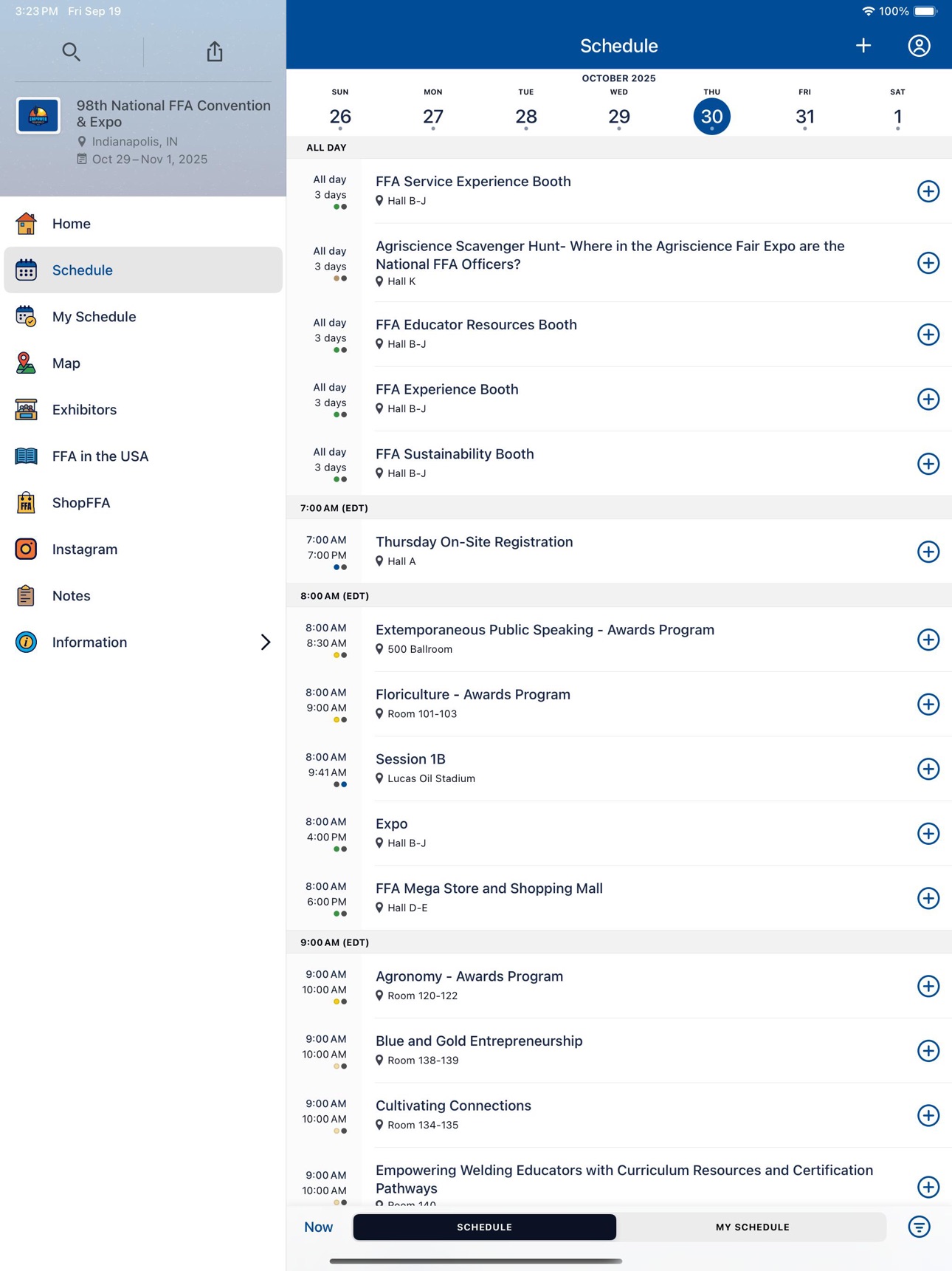 National FFA Convention & Expo screenshot 2