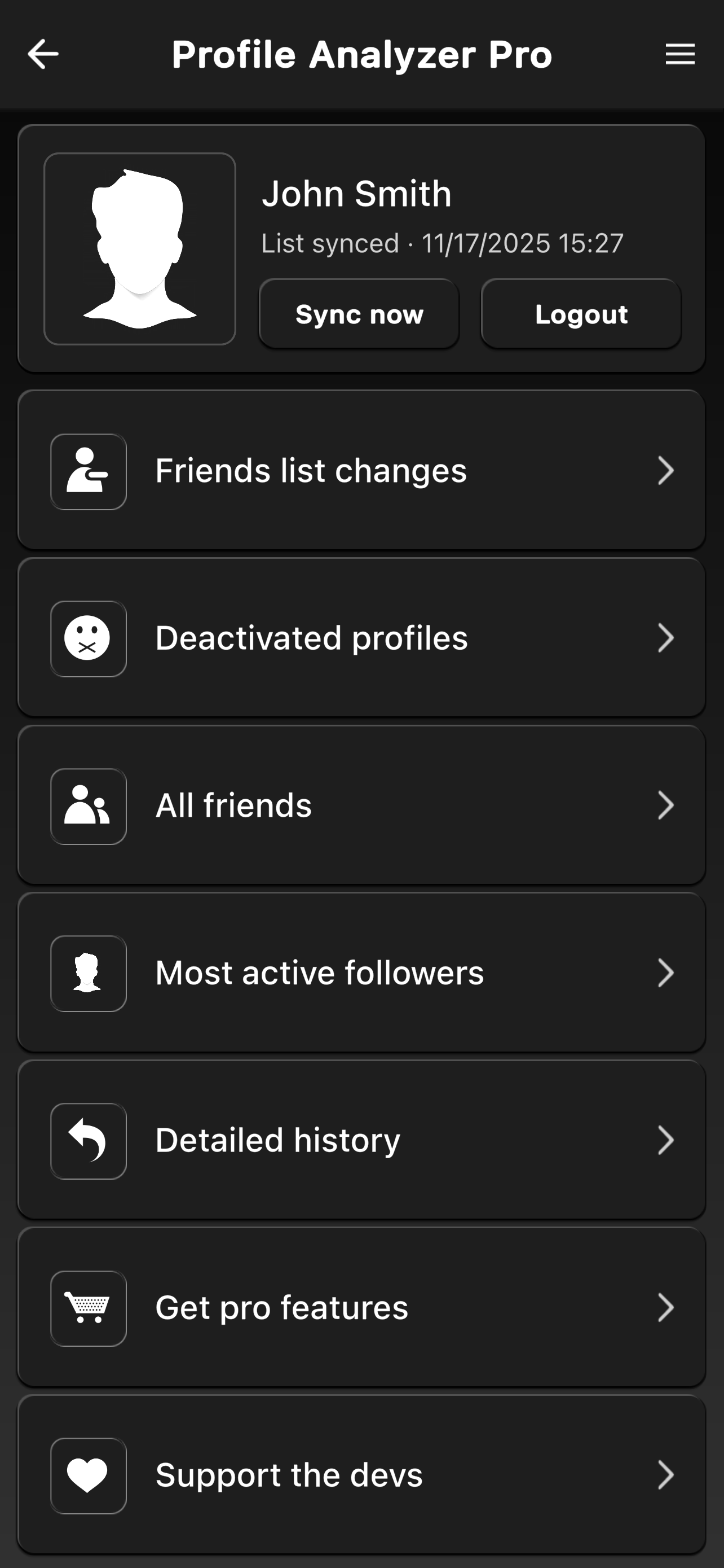 Profile Analyzer: View Stats+ screenshot 7