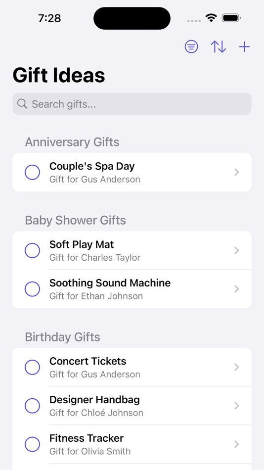#1. Gift Idea Tracker & Organizer (iOS) 由: Jade Lizard Software LLC