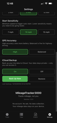 MileageTracker3000 screenshot 4