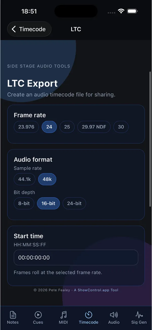 Screenshot #2 pour Side Stage Audio Tools