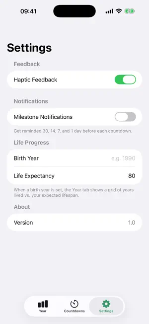 Year Count screenshot 3