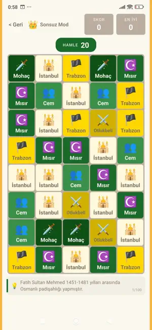 KPSS Tarih Oyunu iPhone screenshot 4