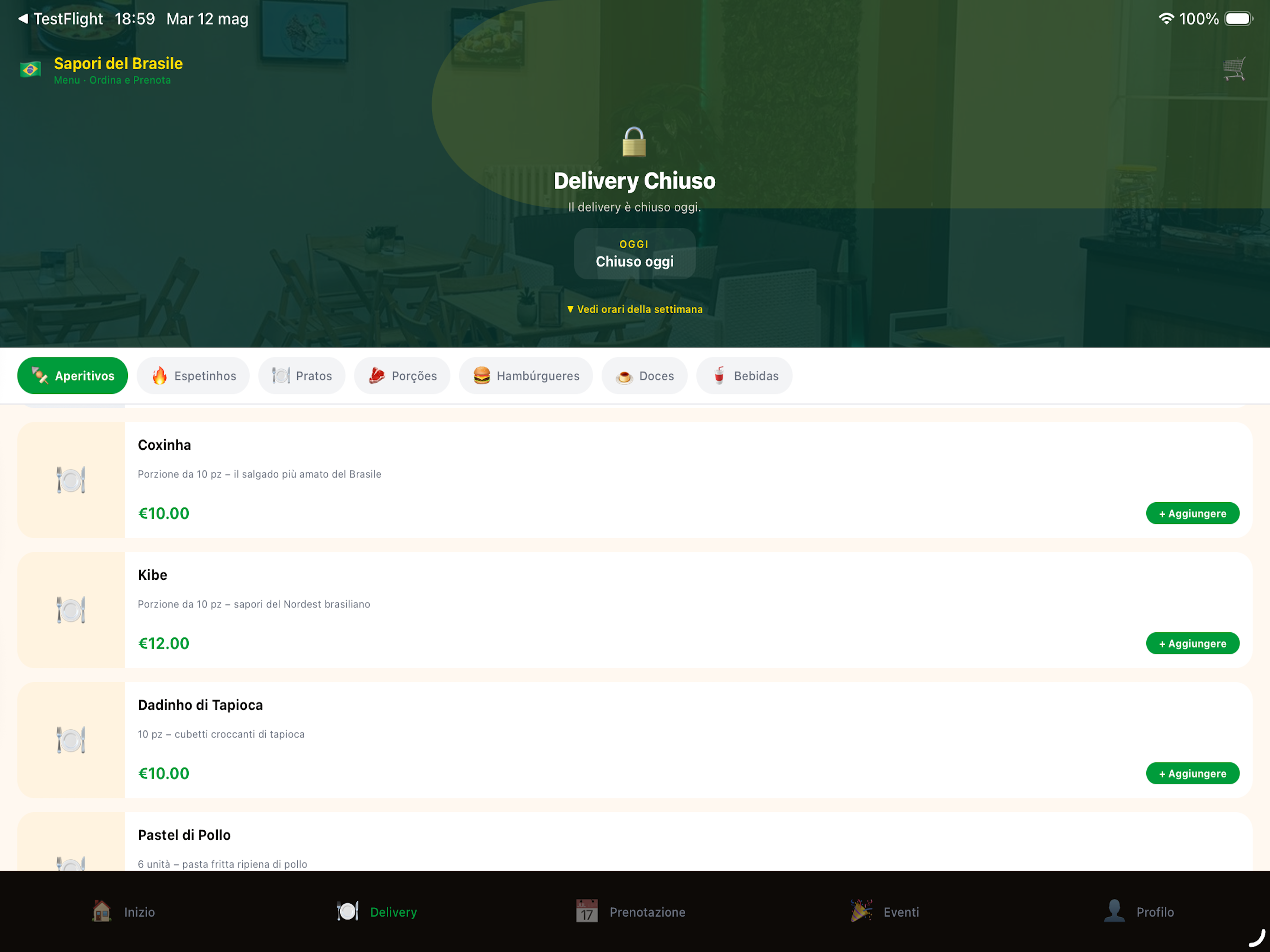 Sapori del Brasile Ordini screenshot 10