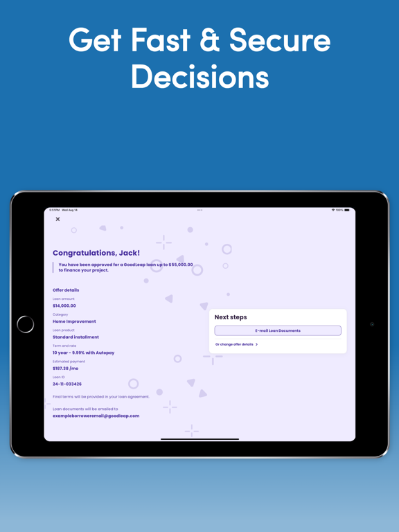 GoodLeap Pros iPad screenshot 4 - Finance app