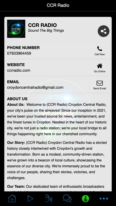 Screenshot 4 of CCR Radio App