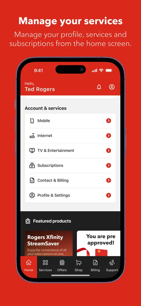 MyRogers - Manage your account screenshot 2