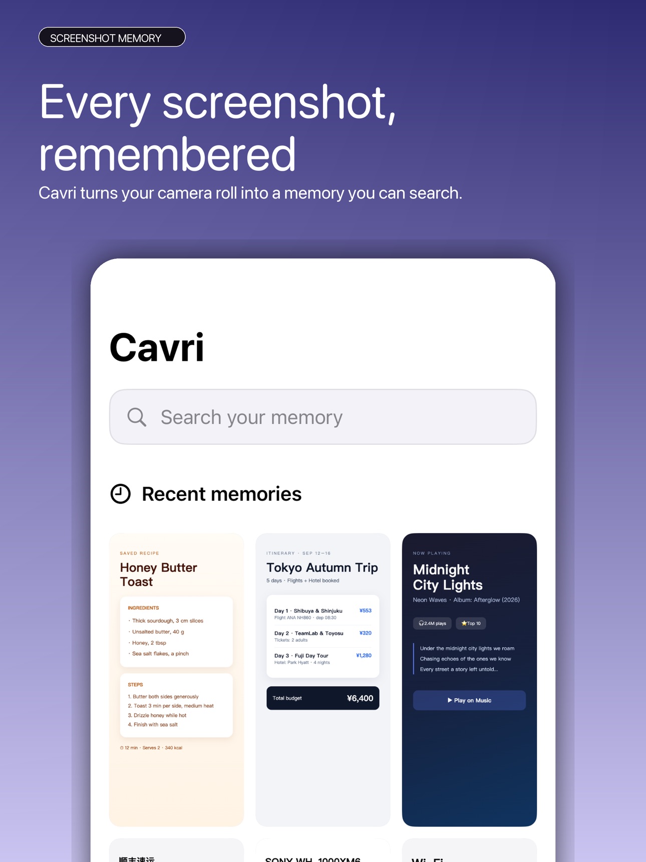 Screenshot 6 of Cavri: Screenshot Search