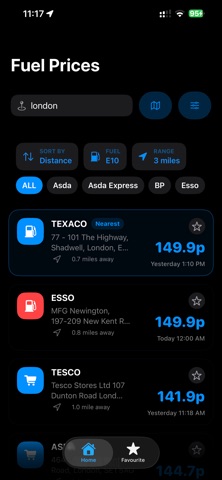 Petrol Price Monitor UK screenshot