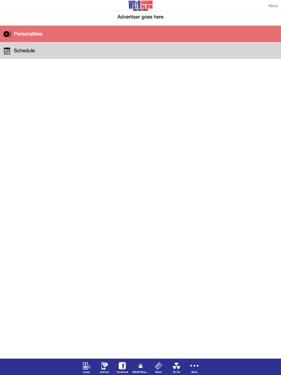 WSAR 1480AM 95.9FM iPad screenshot 4 - News app