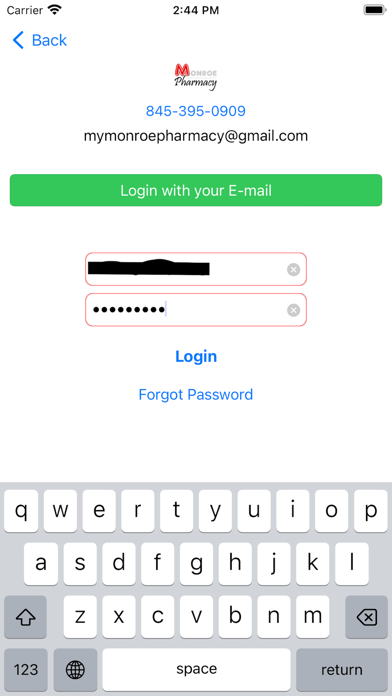Monroe Pharmacy by Mydesh Inc iPhone screenshot 2 - Medical app
