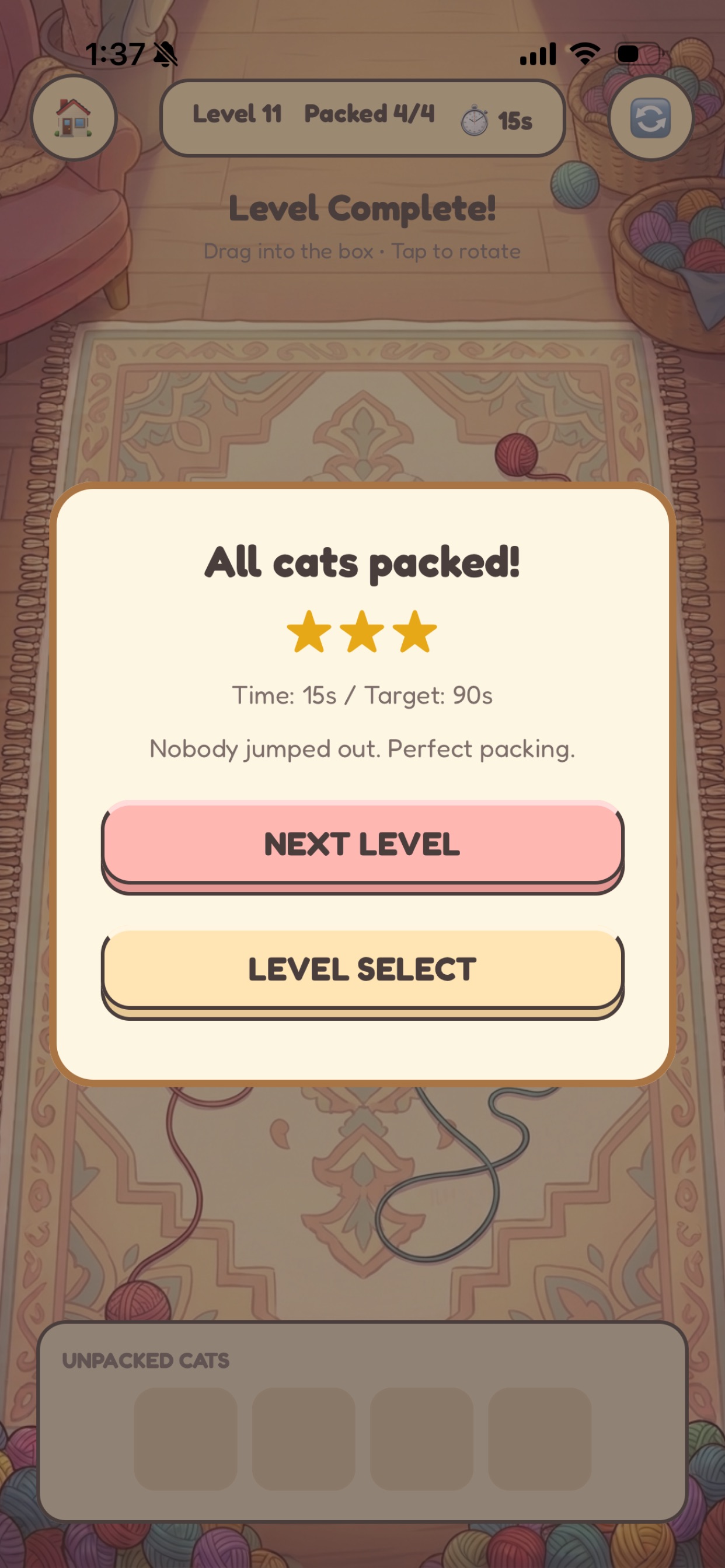 Screenshot 6 of Cat Box Packing