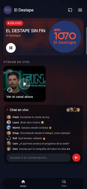 El Destape Radio screenshot 1