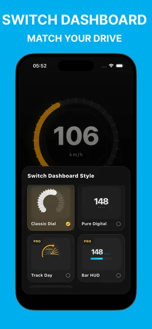 SpeedX - speedometer,hud speed screenshot 2