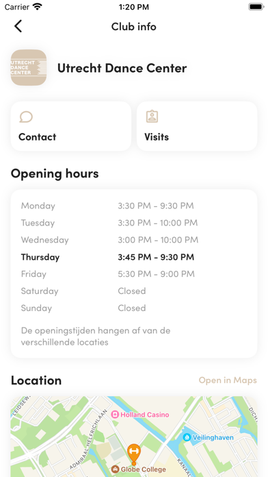 Utrecht Dance Center Screenshot