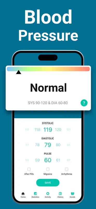 Pressao Arterial, Pulso: Saude screenshot 2 of 5