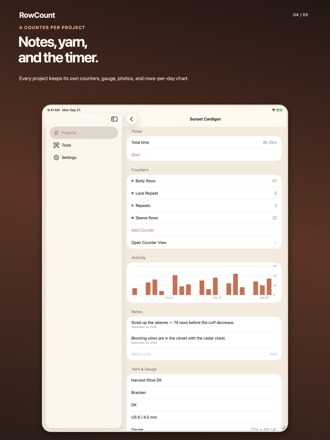 Screenshot 9 of RowCount - Knitting Counter