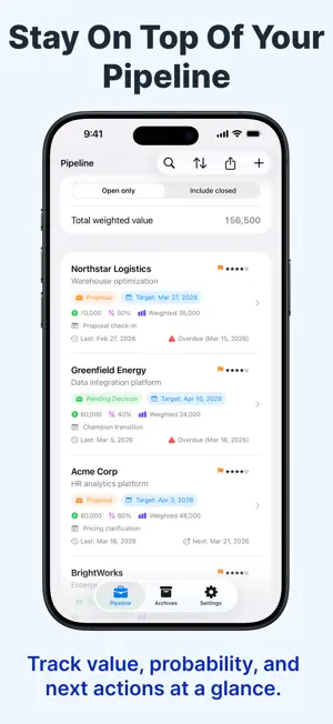 Client Pipeline: Sales CRM screenshot 2