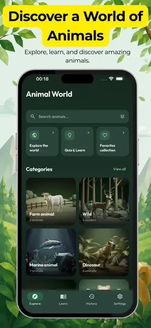 Animal World AR: 3D Animals screenshot 1