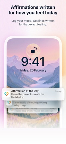 FeelScape: AI Affirmations Screenshot 1 of 6