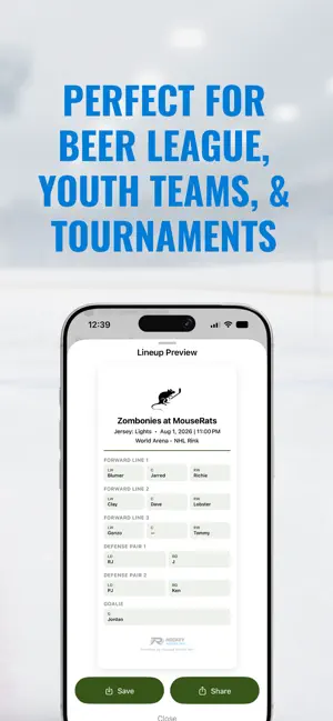 Hockey Roster Pro - Lineups screenshot 3