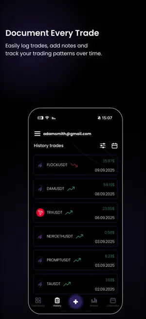 Tradeit Journal screenshot 2