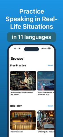 Speaking Practice: Flowo AI Screenshot 2 of 8