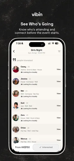 Vibin - Find Events & Social screenshot 3