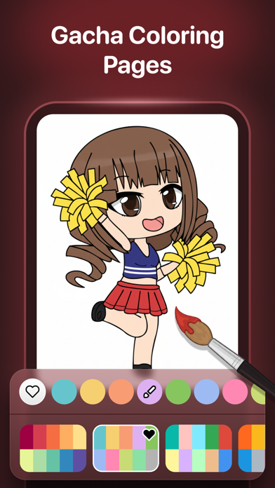 Gacha life HD wallpaper maker iPhone screenshot 5 - Graphics & Design app