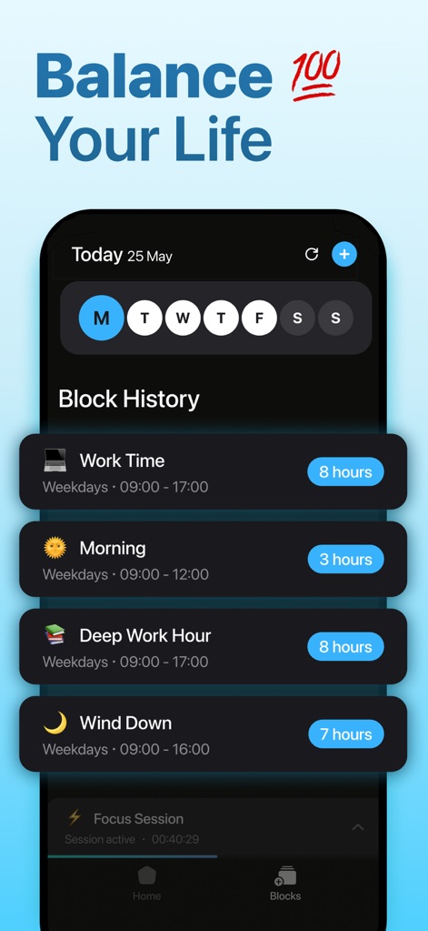LIMIT: Screen Time Control - Productivity App | MWM