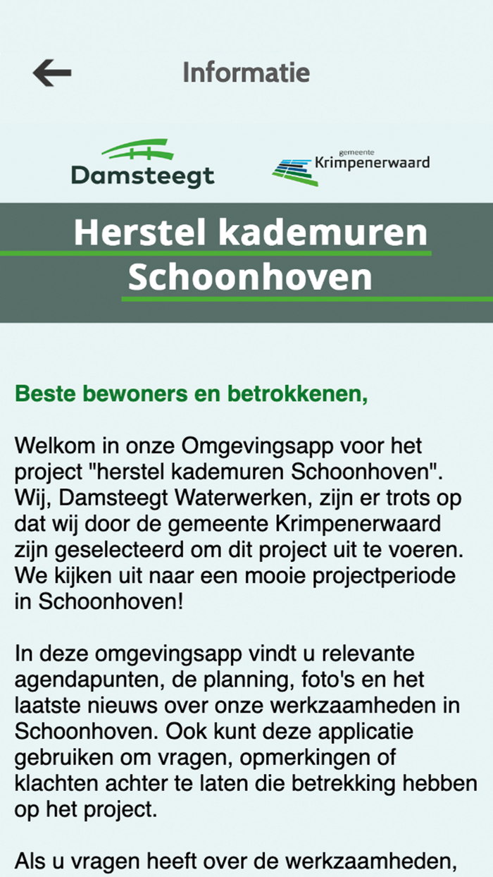 Herstel kademuren Schoonhoven