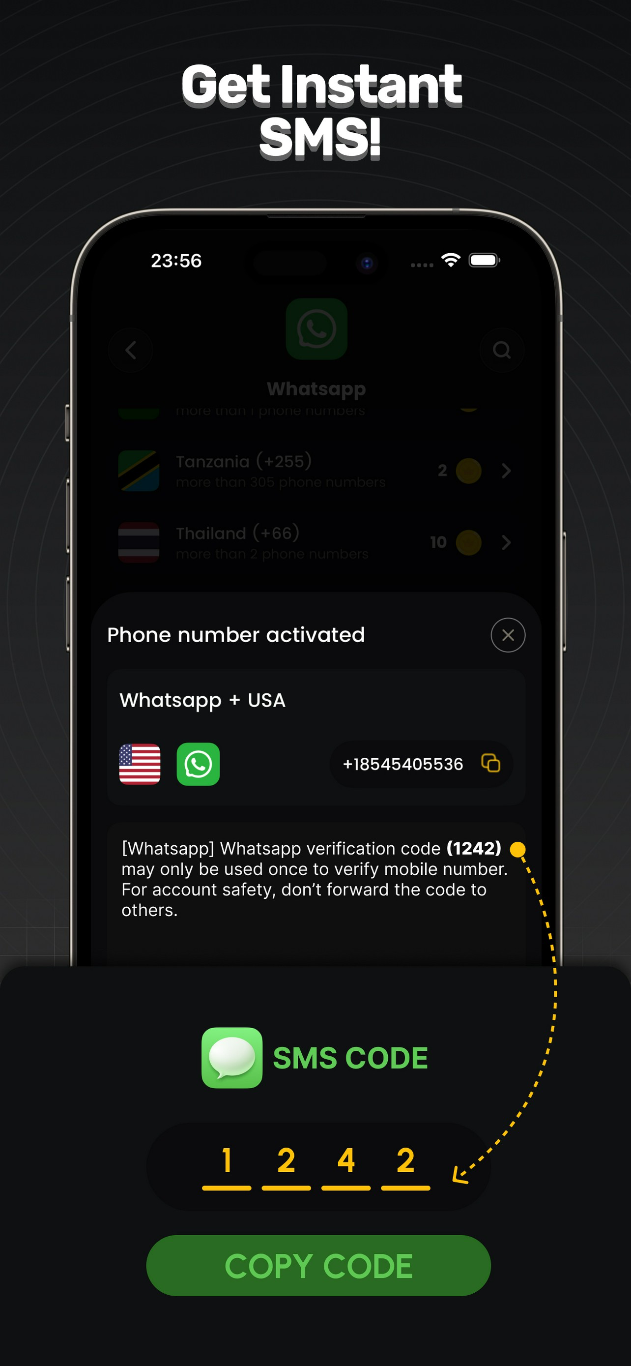 SMS Verification Number GetSMS