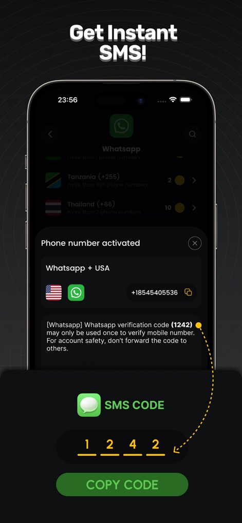 SMS Verification Number GetSMS - Developer Tools App | MWM