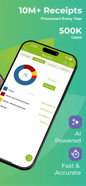 Foreceipt Receipt Tracker App screenshot 2
