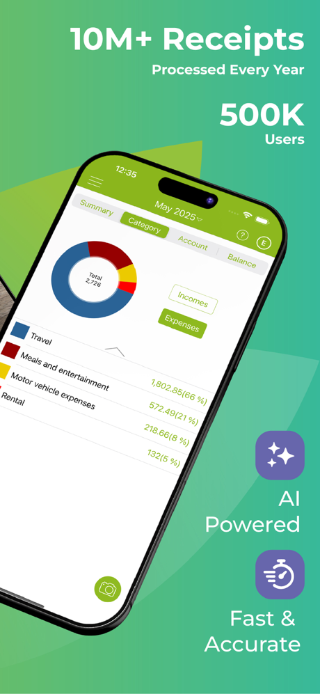 Foreceipt Receipt Tracker App screenshot 2