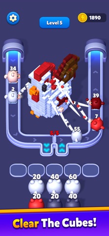 Cube Flow 3D - Sort Puzzle Screenshot 1 of 5