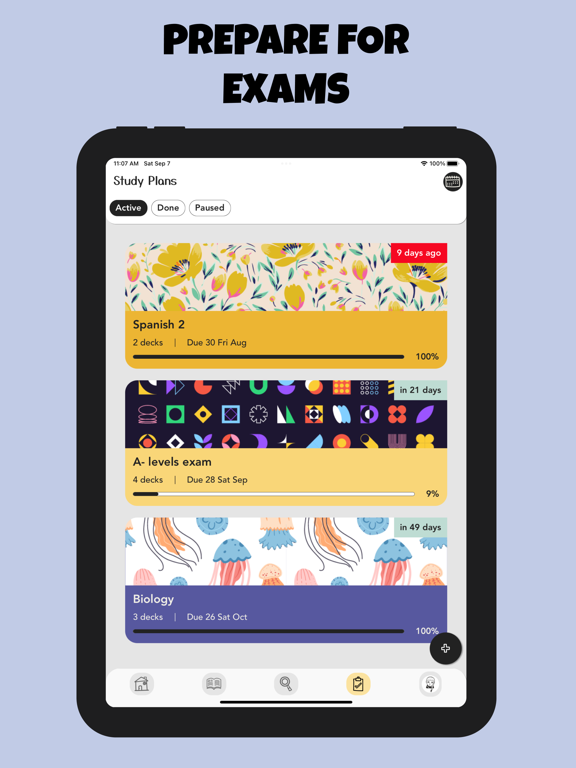 StudyPod: Flashcards app iPad screenshot 5 - Education app