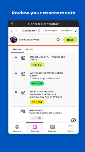 Blackboard screenshot 4