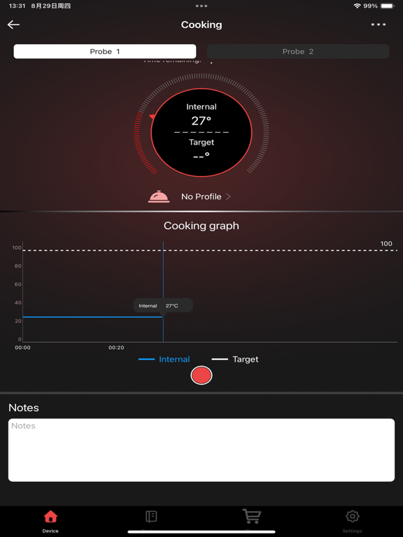 ThermoPro iPad screenshot 3 - Utilities app