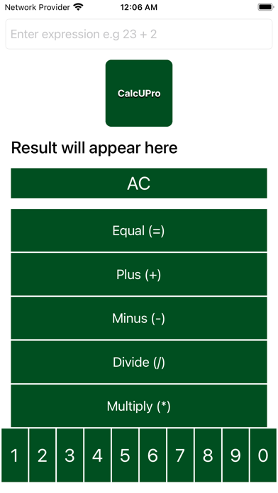 CalcUPro: Calculator Screenshot