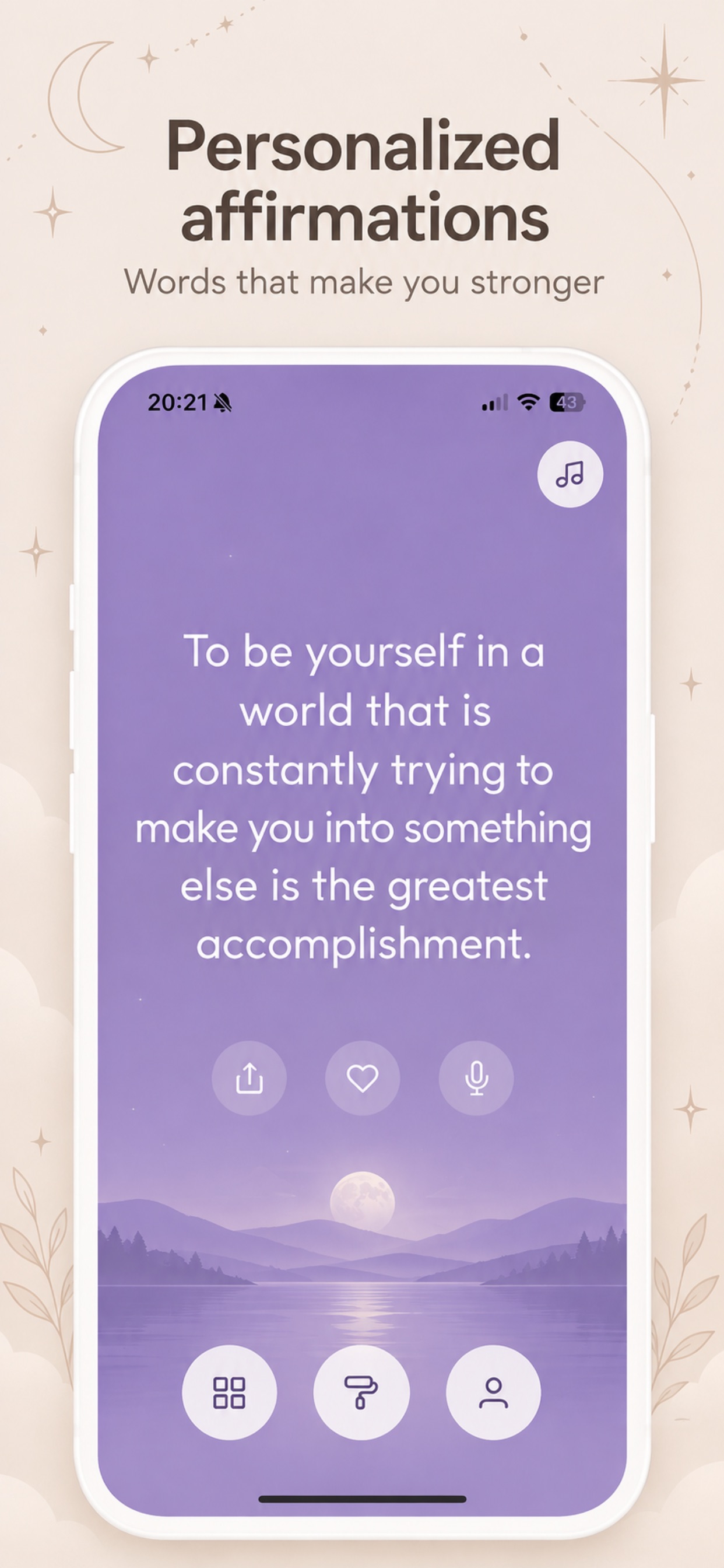 Screenshot 3 of Me: Daily Affirmations
