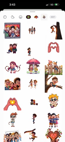 Friendship Forever Stickers iPhone screenshot
