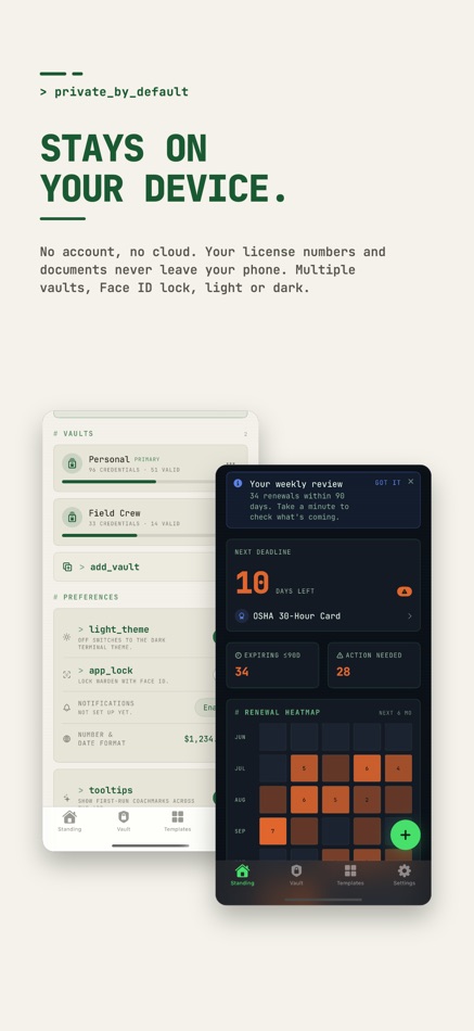 #10. License Renewals Manager AI (iOS) Por: Aneesh Pradeep