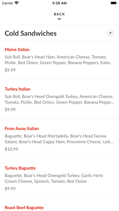 Bow Street Market iPhone screenshot 5 - Food & Drink app