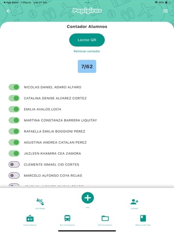 Papigiras iPad screenshot