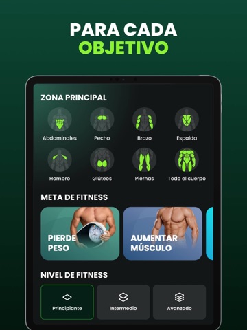 Gymax: Entrenamiento Muscular iPad screenshot 3