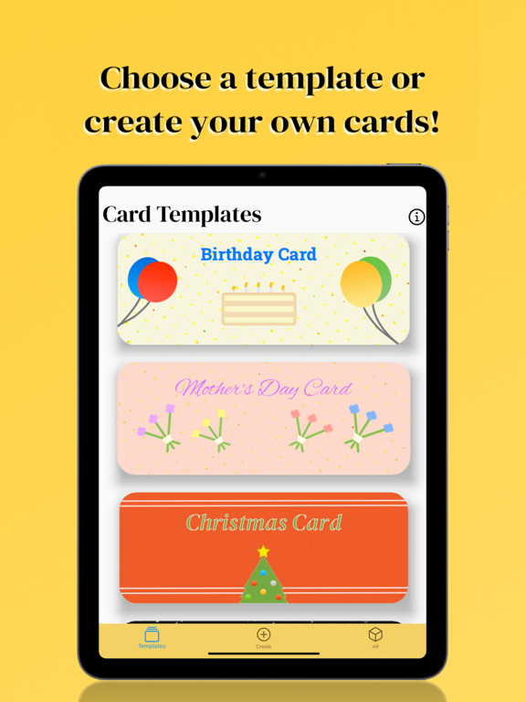 eCards mobile iPad screenshot 1 - Lifestyle app